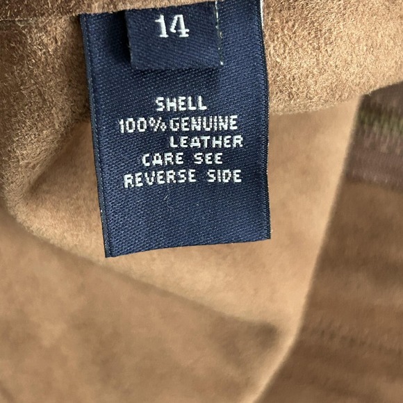 Ralph Lauren Sport RIDGWAY Suede Fringe Skirt Womens 14 Western Boho NWT Vintage - Picture 6 of 11